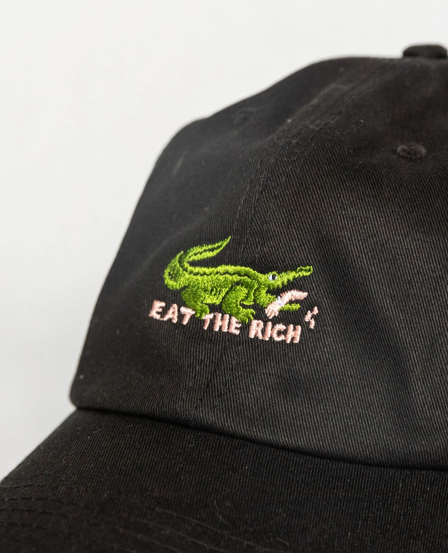 Eat The Rich Croco Dad Cap