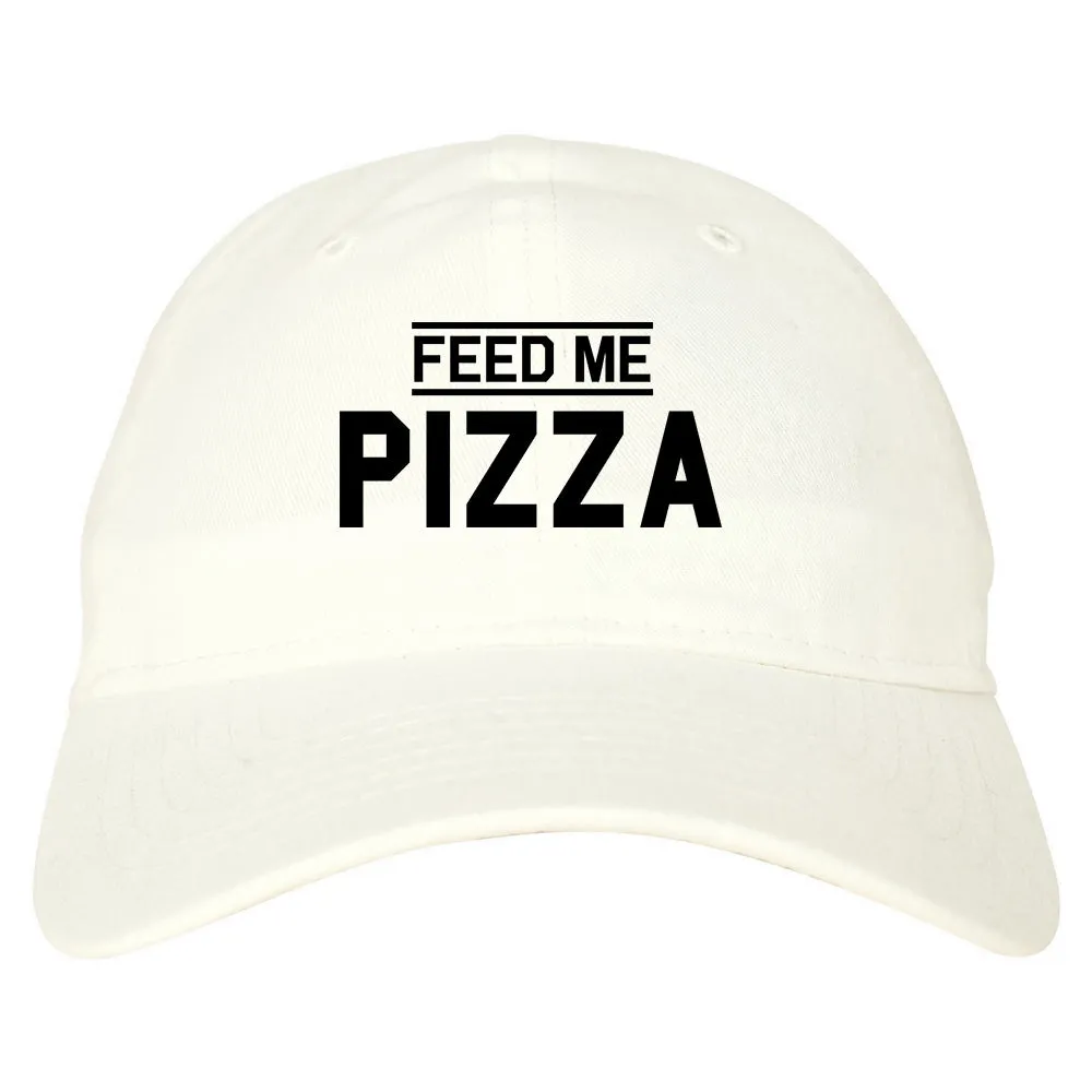 Feed Me Pizza Mens Dad Hat Baseball Cap