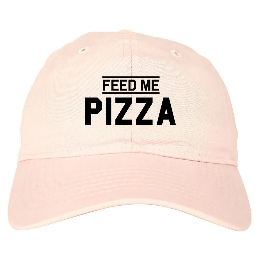 Feed Me Pizza Mens Dad Hat Baseball Cap