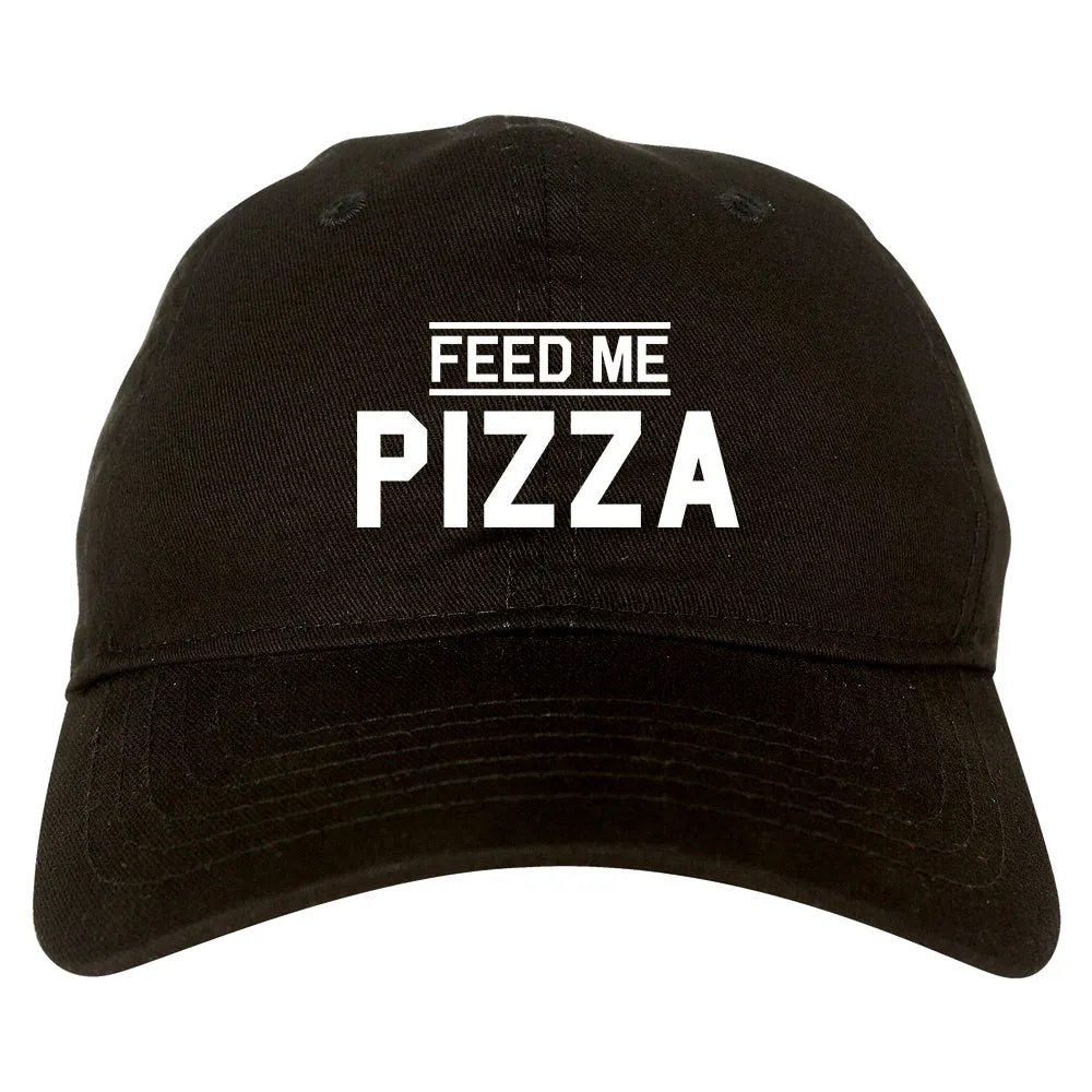 Feed Me Pizza Mens Dad Hat Baseball Cap