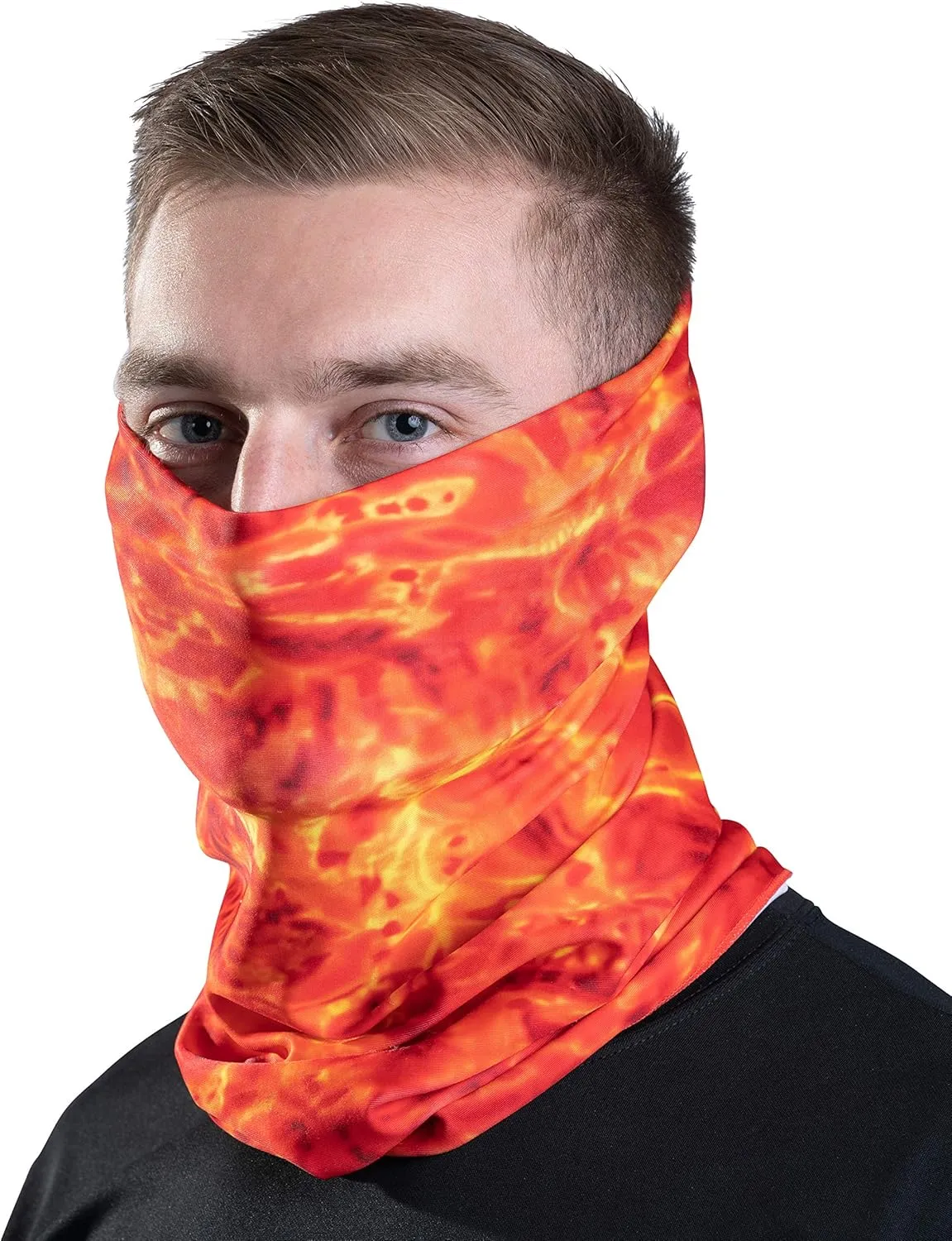 Fishing Hunting Masks Neck Gaiter: Men and Youth UPF 50  Sun Mask Protection: Camo Face Cover Balaclava Bandana