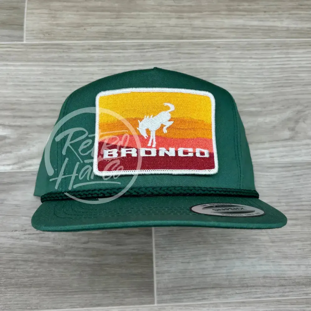 Ford Bronco Patch on Classic Rope Hat