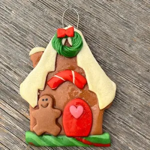 Gingerbread House Christmas Ornament
