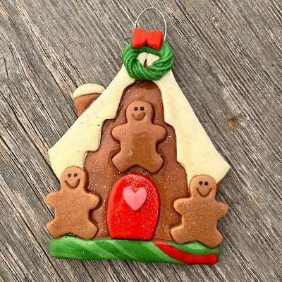 Gingerbread House Christmas Ornament