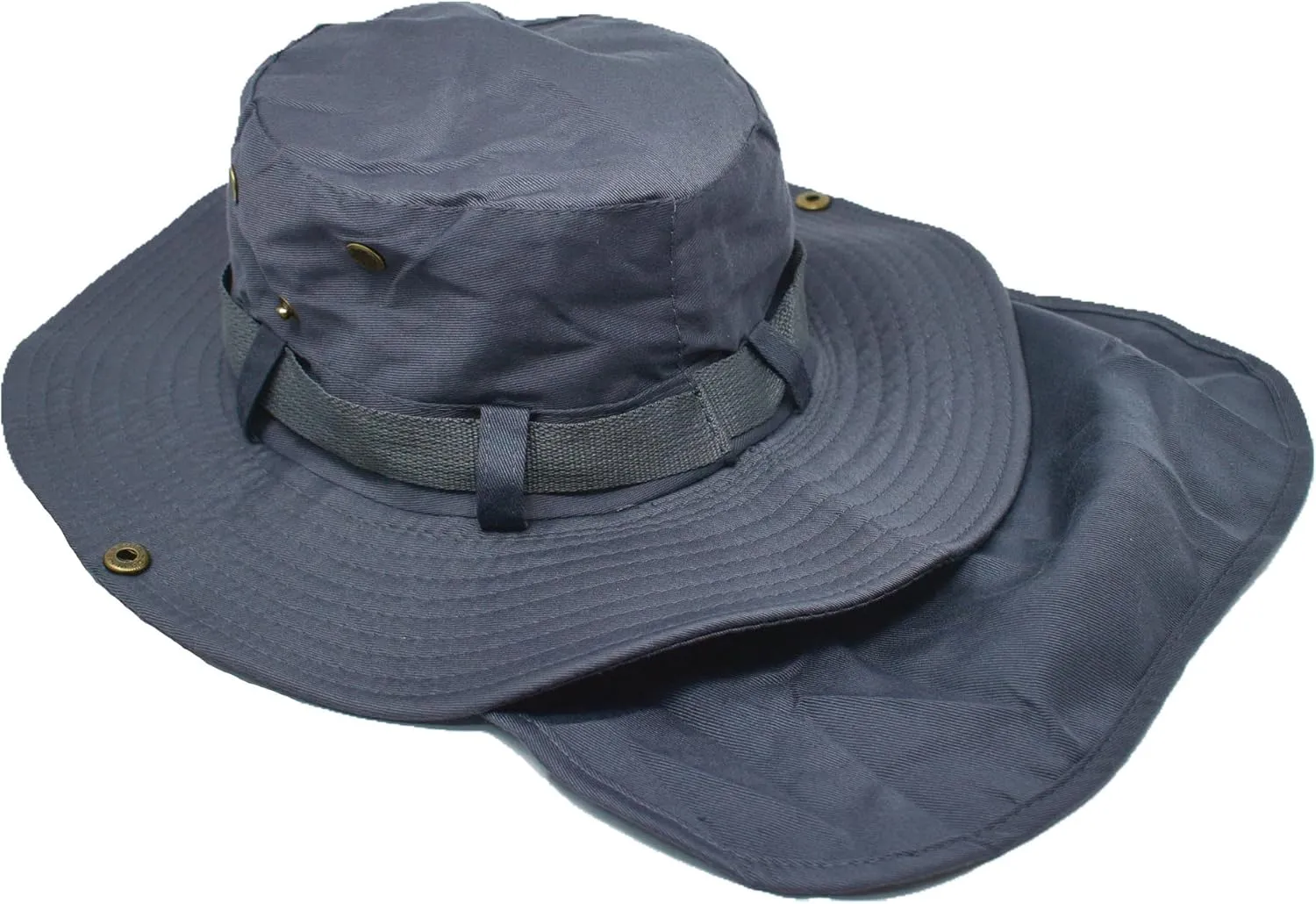 Glory Max Bucket Boonie Hat with Neck Flap Cover Sun Safari Wide Brim Fishing Garden Hiking Cap