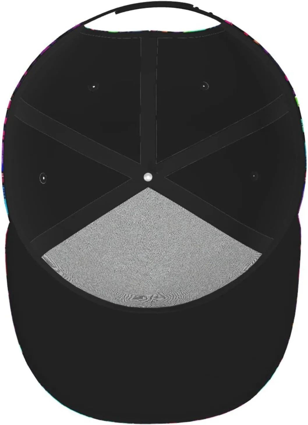 Graffiti Snapback Baseball Cap, Hip Hop Style, Adjustable Flat Bill Brim Hat, Unisex