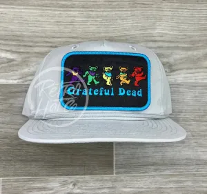 Grateful Dead 5 Bears on Smoke Gray Retro Rope Hat