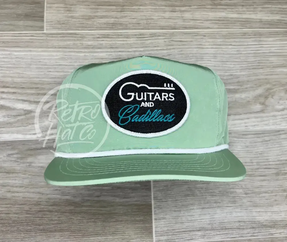 Guitars & Cadillacs (oval) on Poly Retro Rope Hat
