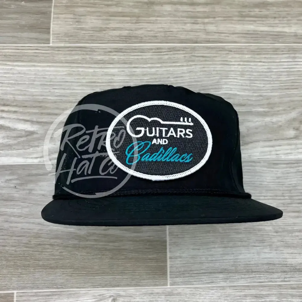 Guitars & Cadillacs (oval) on Poly Retro Rope Hat