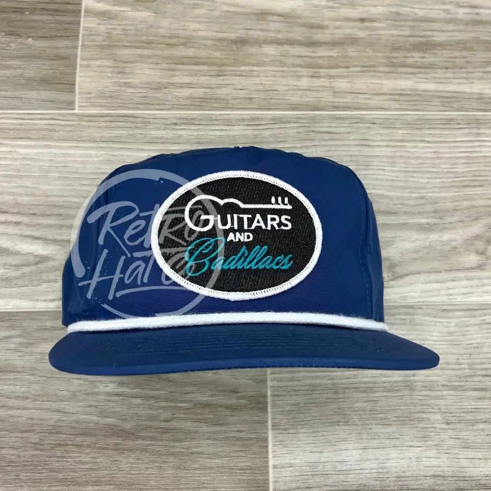 Guitars & Cadillacs (oval) on Poly Retro Rope Hat