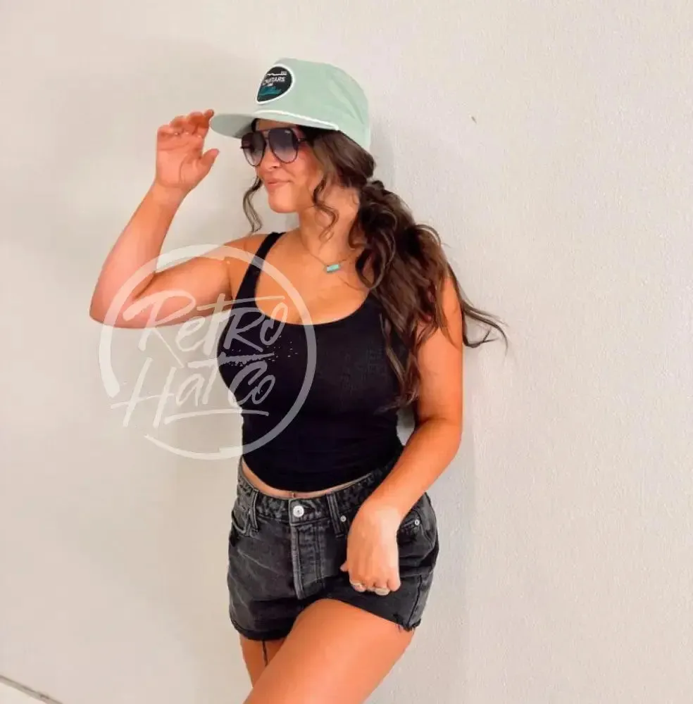 Guitars & Cadillacs (oval) on Poly Retro Rope Hat