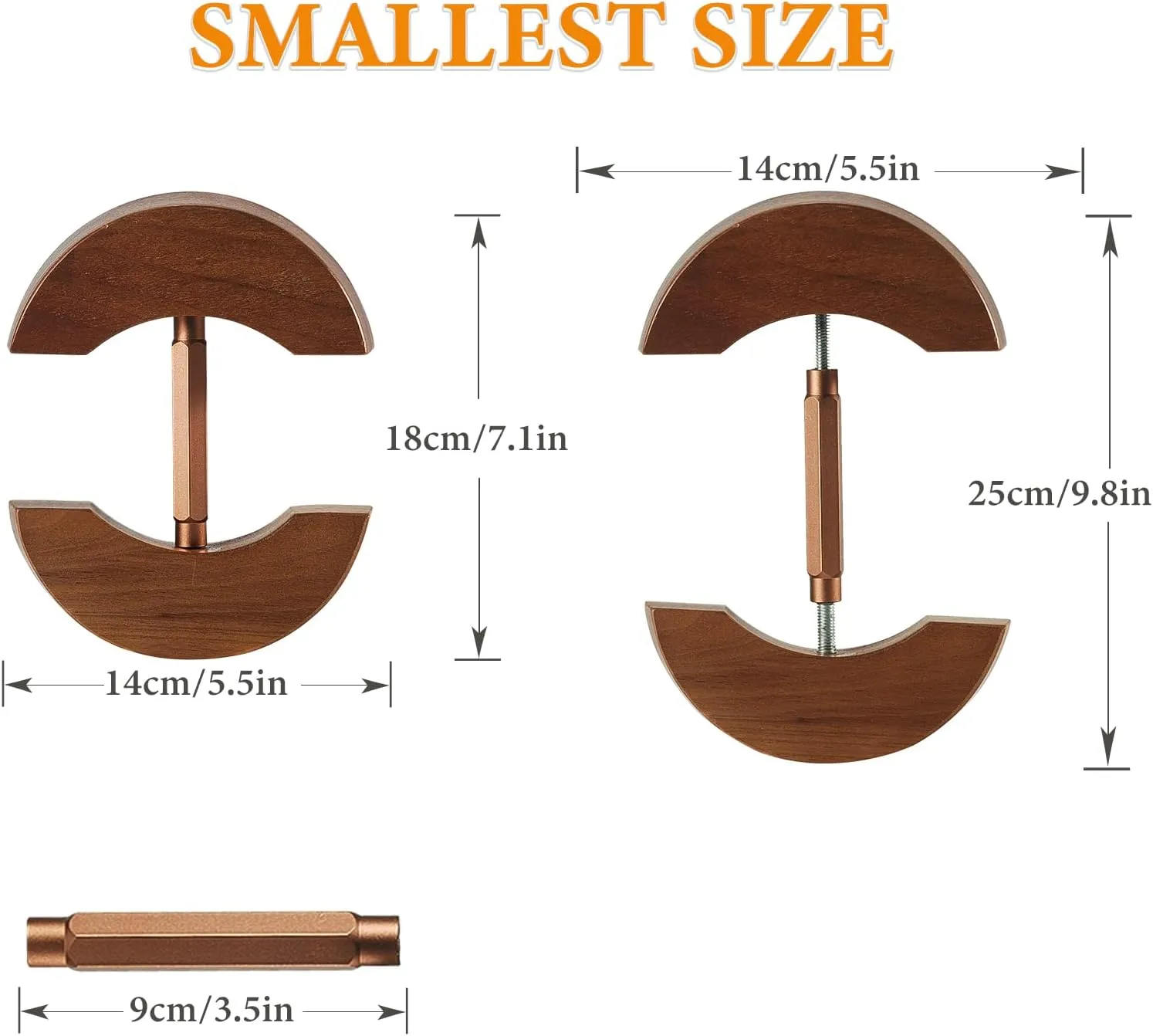 Hat Stretcher One Size Heavy Duty Hat Shaper Hat Brim Bender for Fitted Hat for Men Baseball Caps Cowboy Fedora
