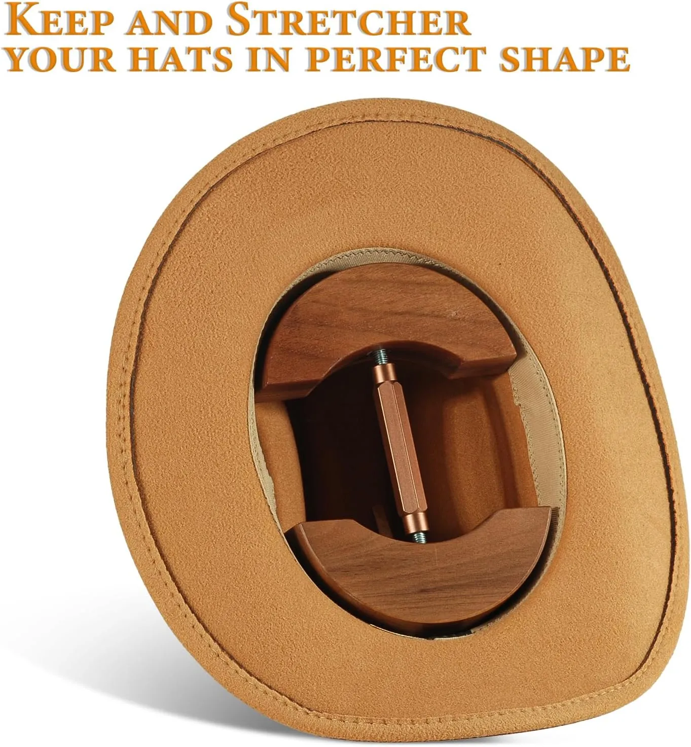 Hat Stretcher One Size Heavy Duty Hat Shaper Hat Brim Bender for Fitted Hat for Men Baseball Caps Cowboy Fedora