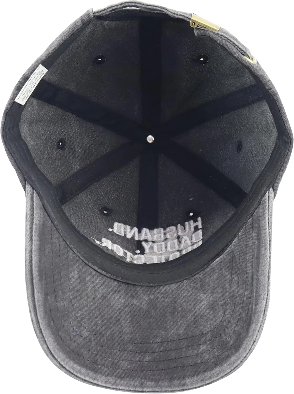 Husband Daddy Protector Hero Hat, Adjustable Cotton Embroidered Fathers Day Birthday Gifts for Dad Baseball Cap