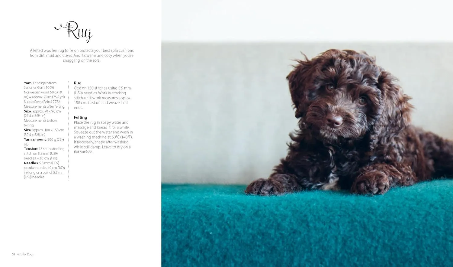 Knits for Dogs: Sweaters, Toys and Blankets for Your Furry Friend