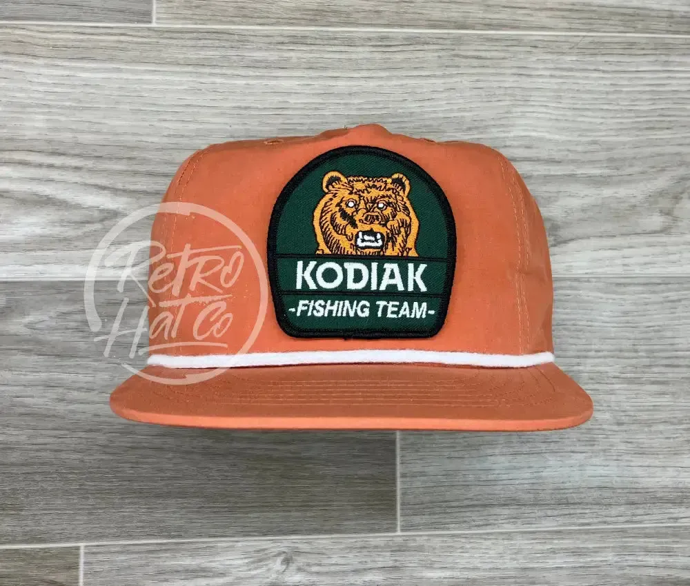 Kodiak Fishing on Retro Poly Rope Hat