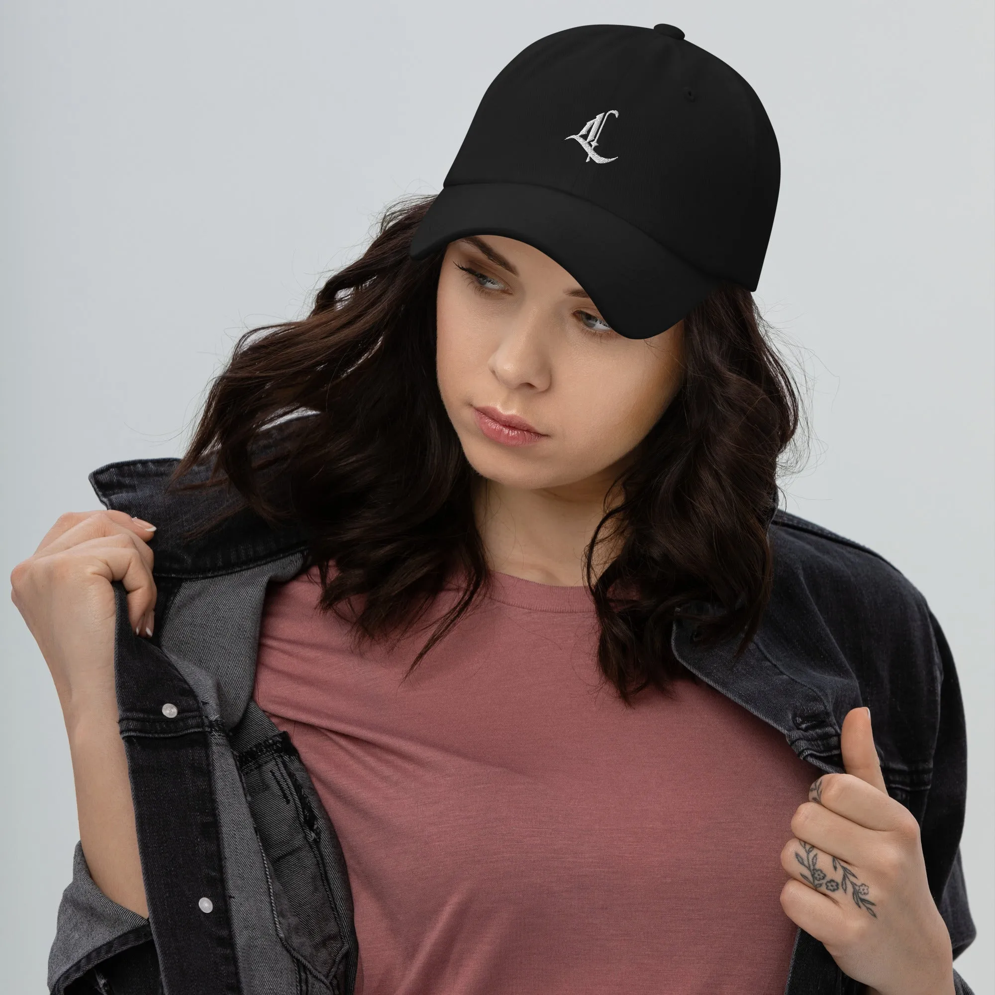 Letterhythm® Signature Logo  Embroidery Dad Baseball Cap