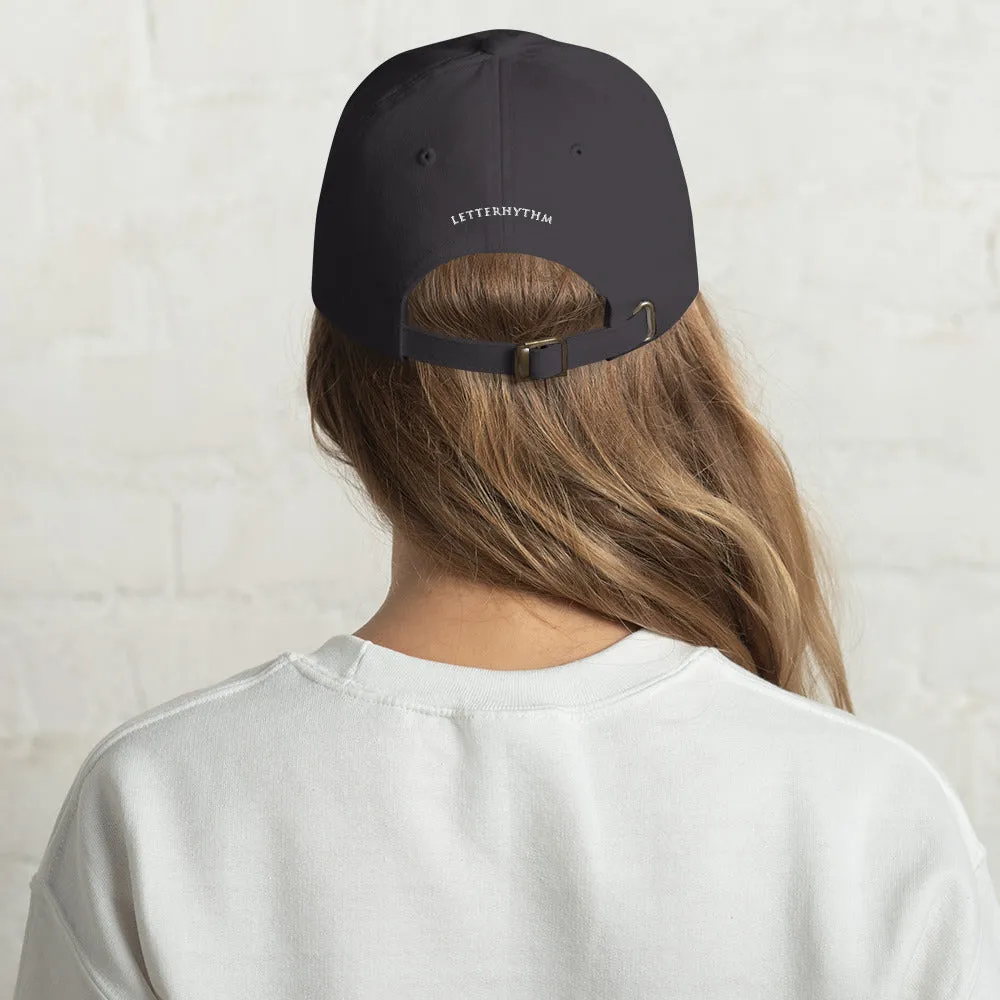 Letterhythm® Signature Logo  Embroidery Dad Baseball Cap