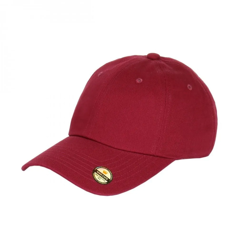 Low Profile Washed Cotton Strapback Dad Cap