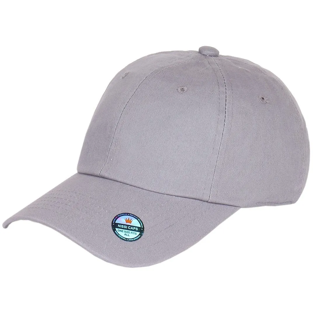 Low Profile Washed Cotton Strapback Dad Cap