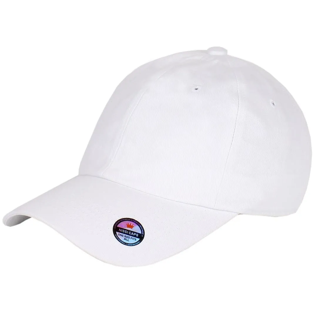 Low Profile Washed Cotton Strapback Dad Cap