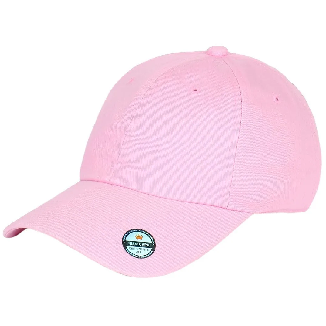 Low Profile Washed Cotton Strapback Dad Cap