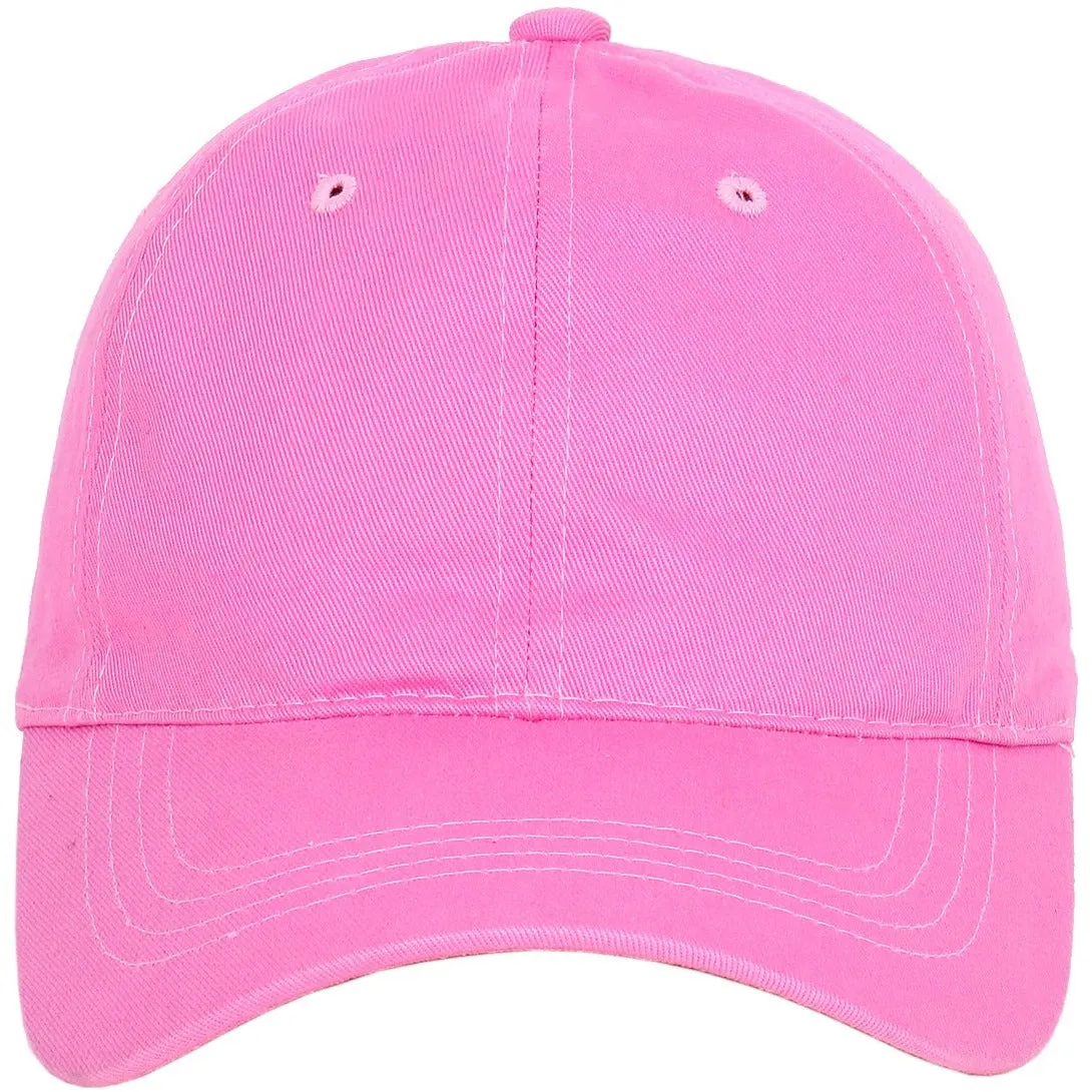 Low Profile Washed Cotton Strapback Dad Cap