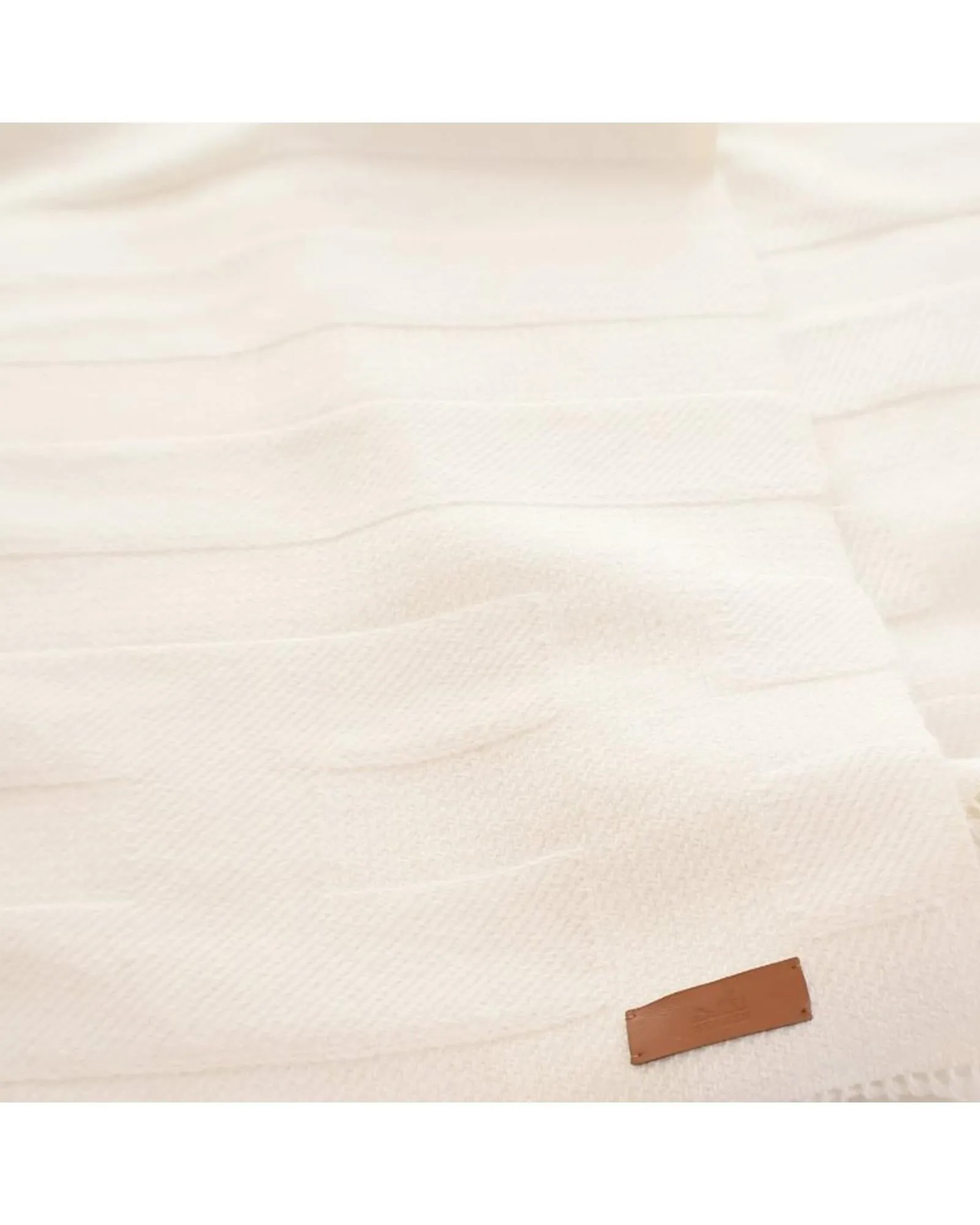 Luxurious Cashmere Stole Scarf with Fringe Details