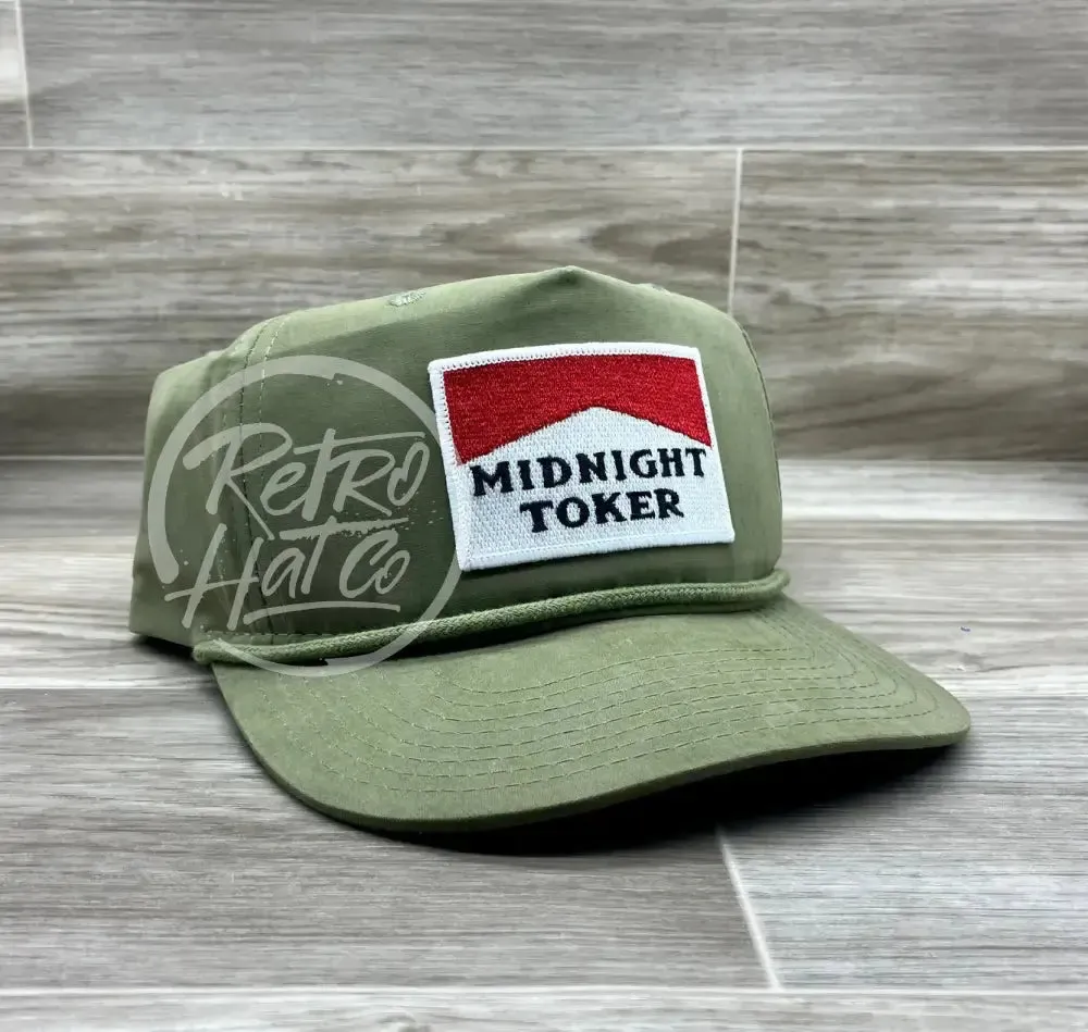 Midnight Toker on Retro Rope Hat (Solid)