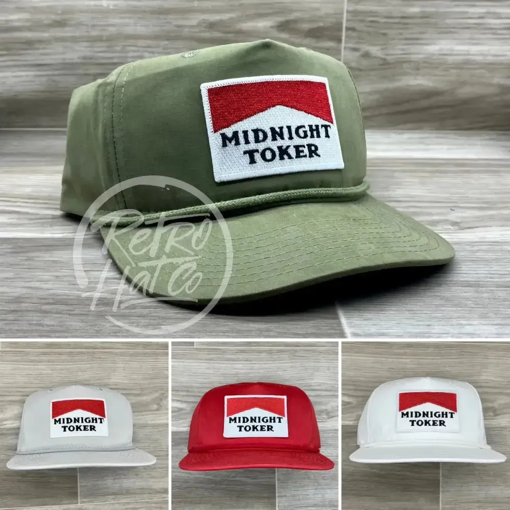 Midnight Toker on Retro Rope Hat (Solid)