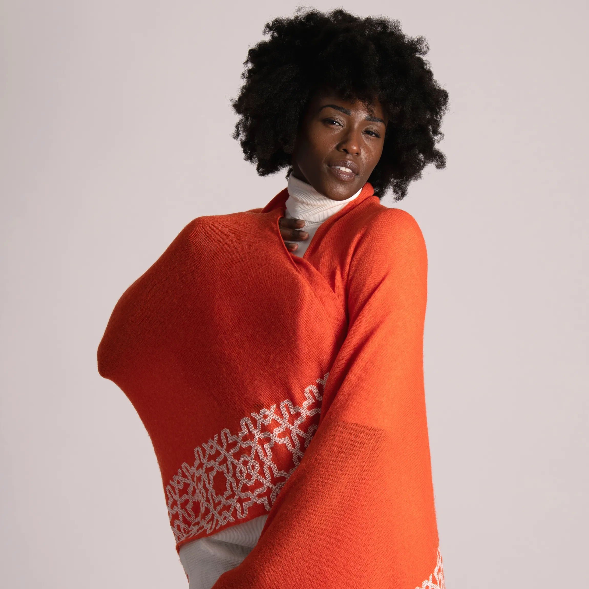 MIXED COLORS CASHMERE SHAWL