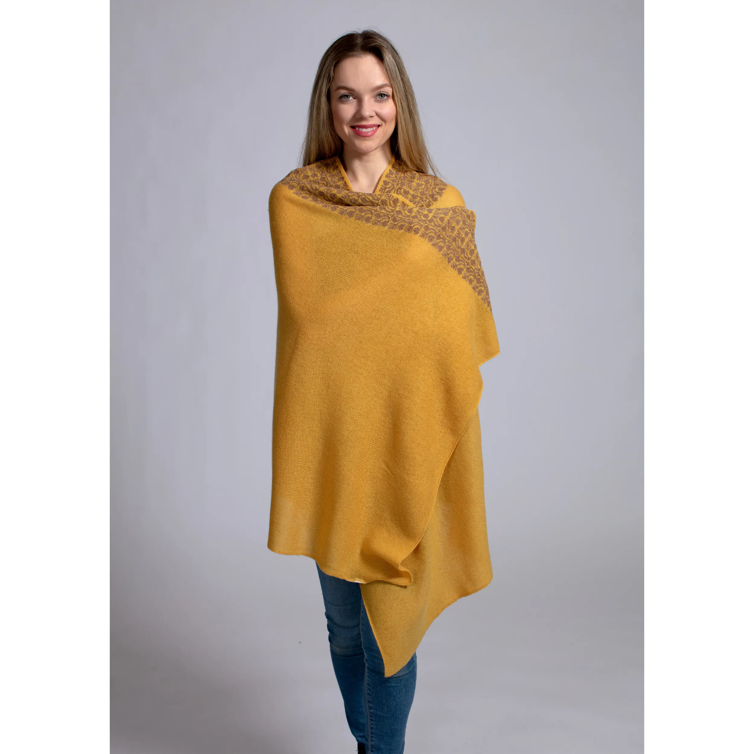 MIXED COLORS CASHMERE SHAWL