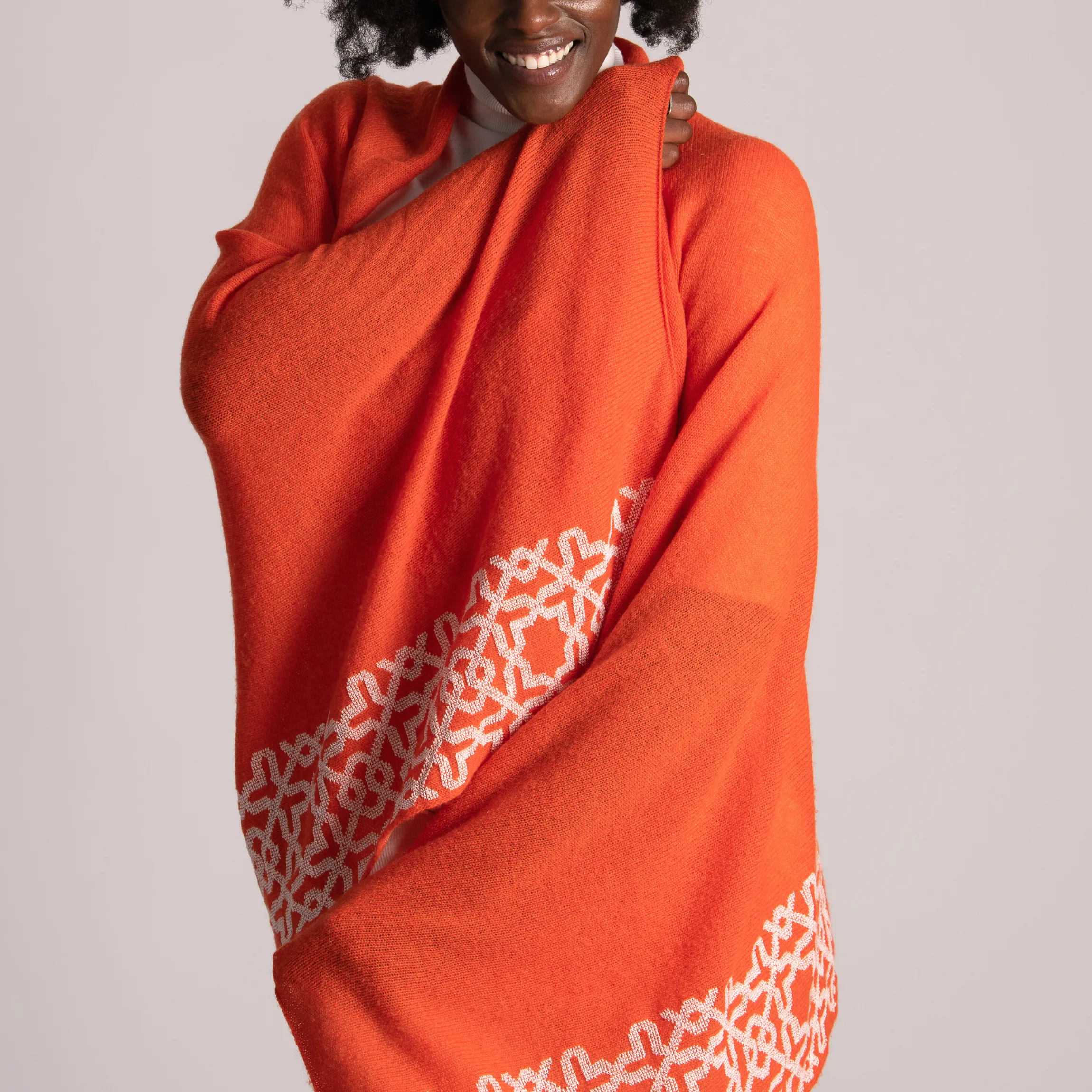 MIXED COLORS CASHMERE SHAWL