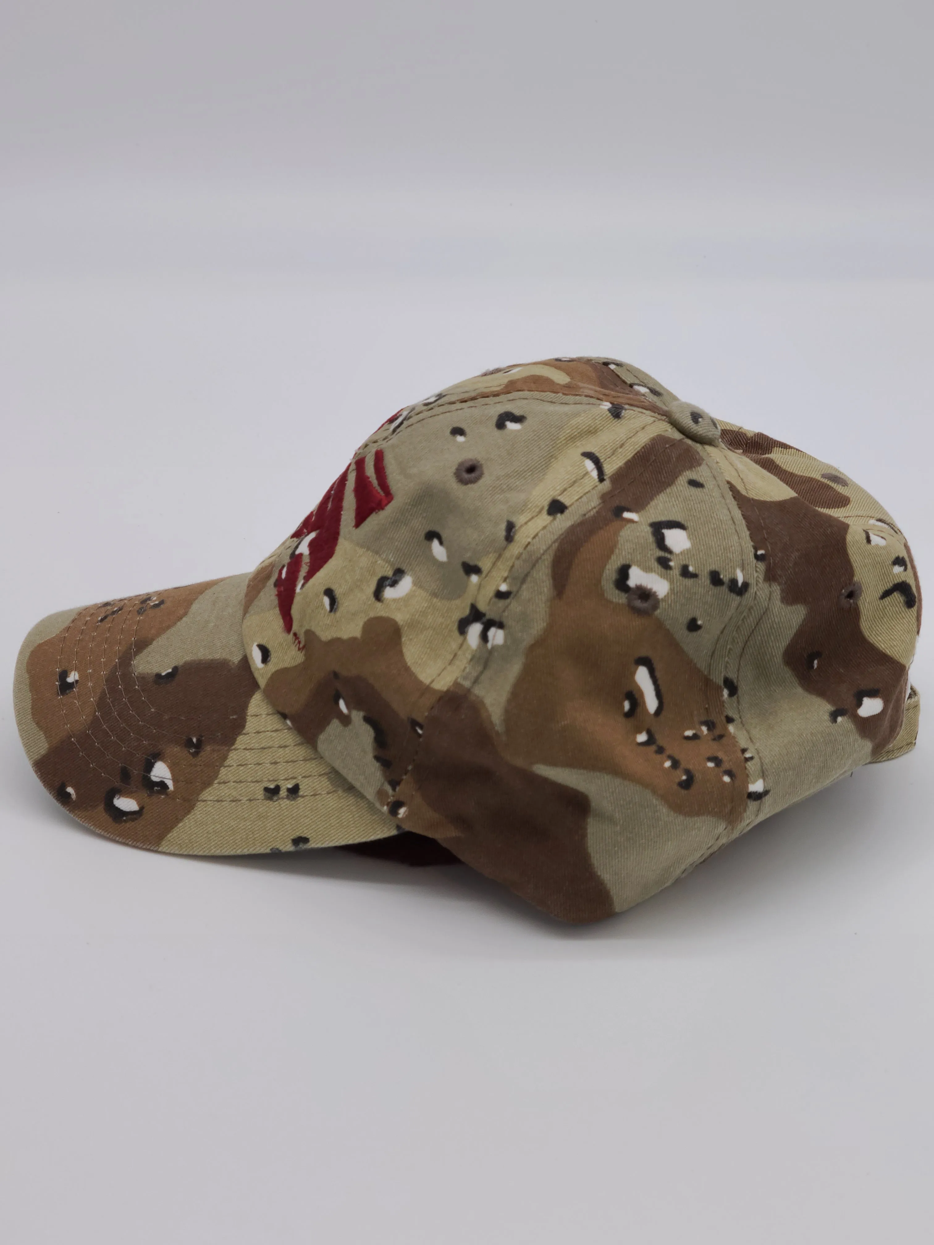 Morehouse Embroidered Tiger Distressed Dad Hat
