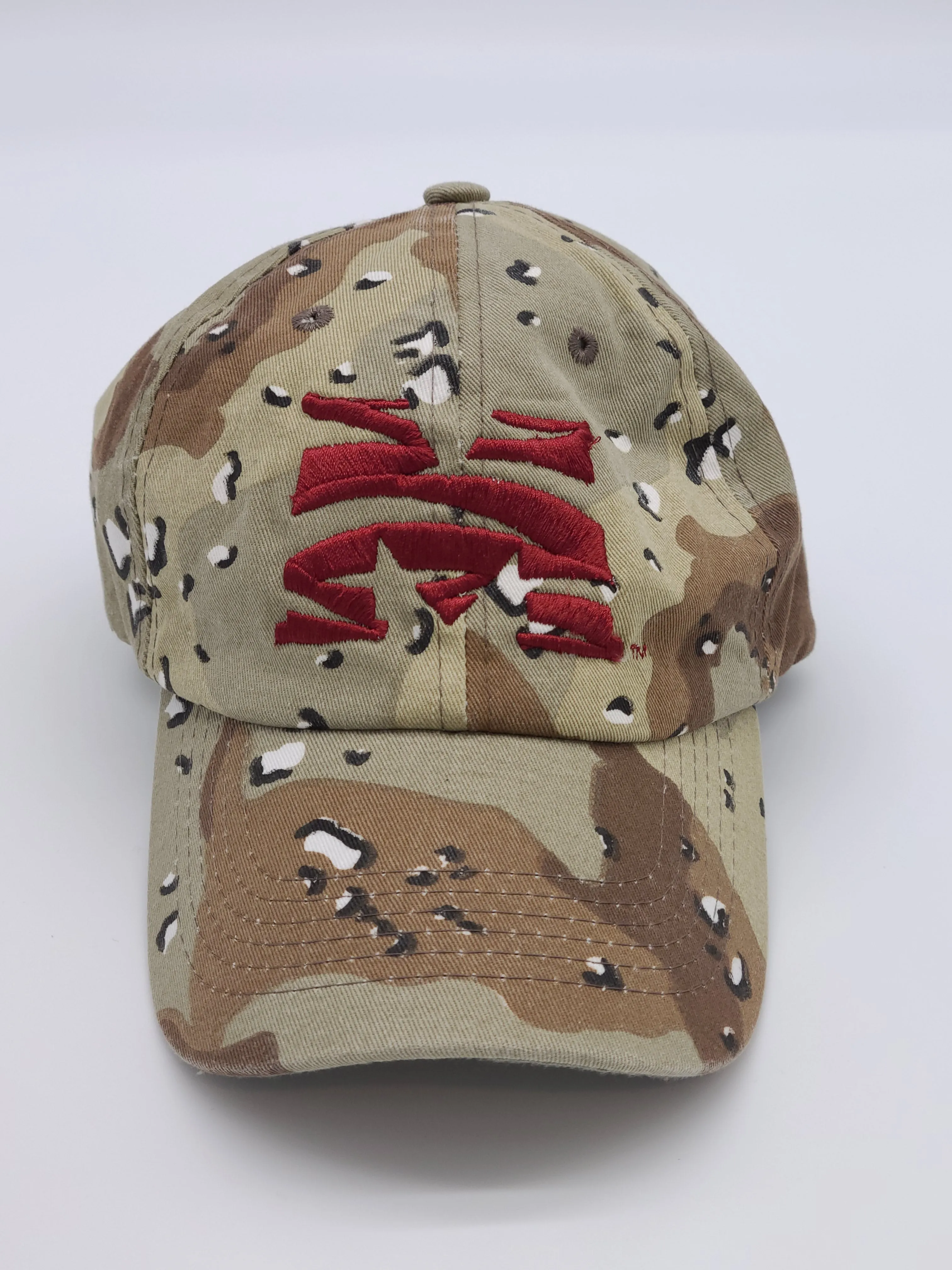 Morehouse Embroidered Tiger Distressed Dad Hat