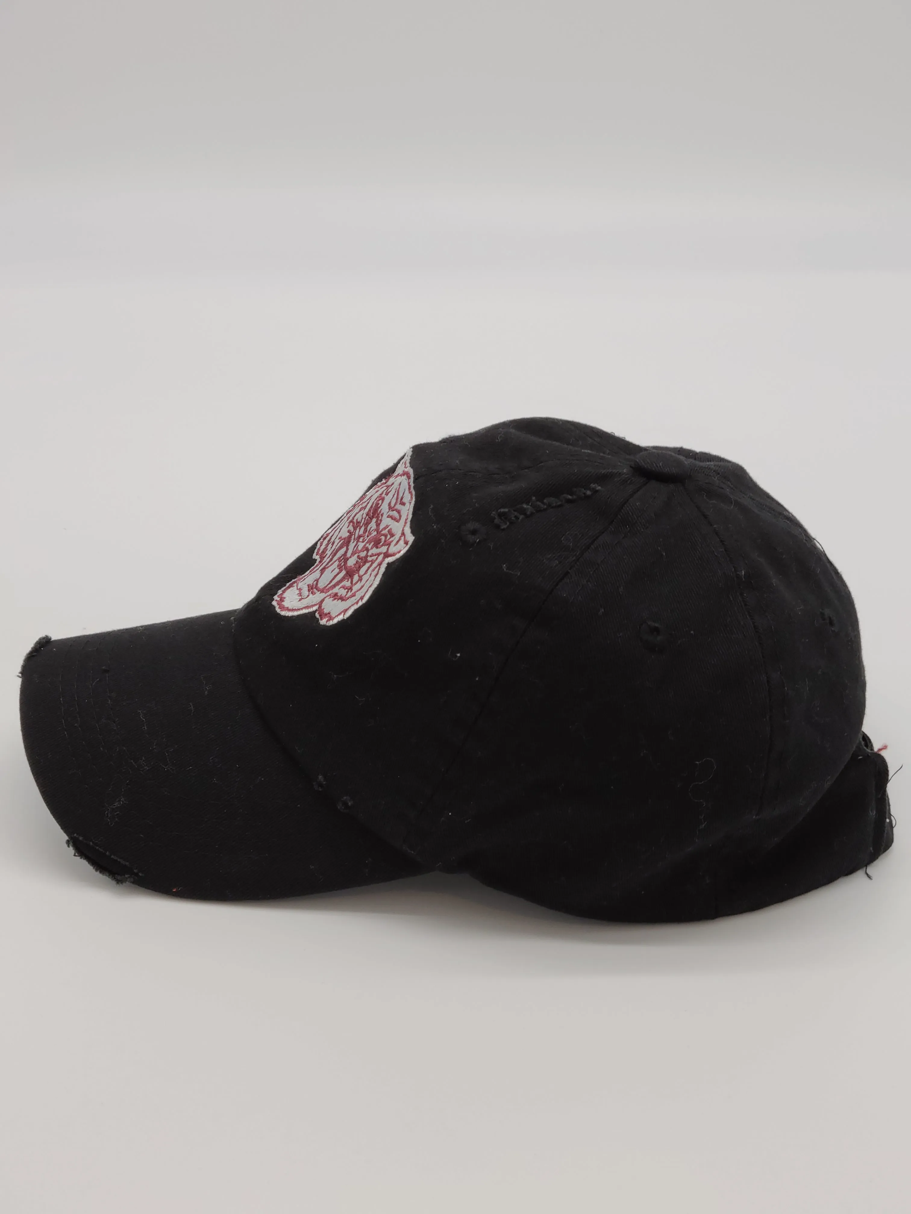 Morehouse Embroidered Tiger Distressed Dad Hat