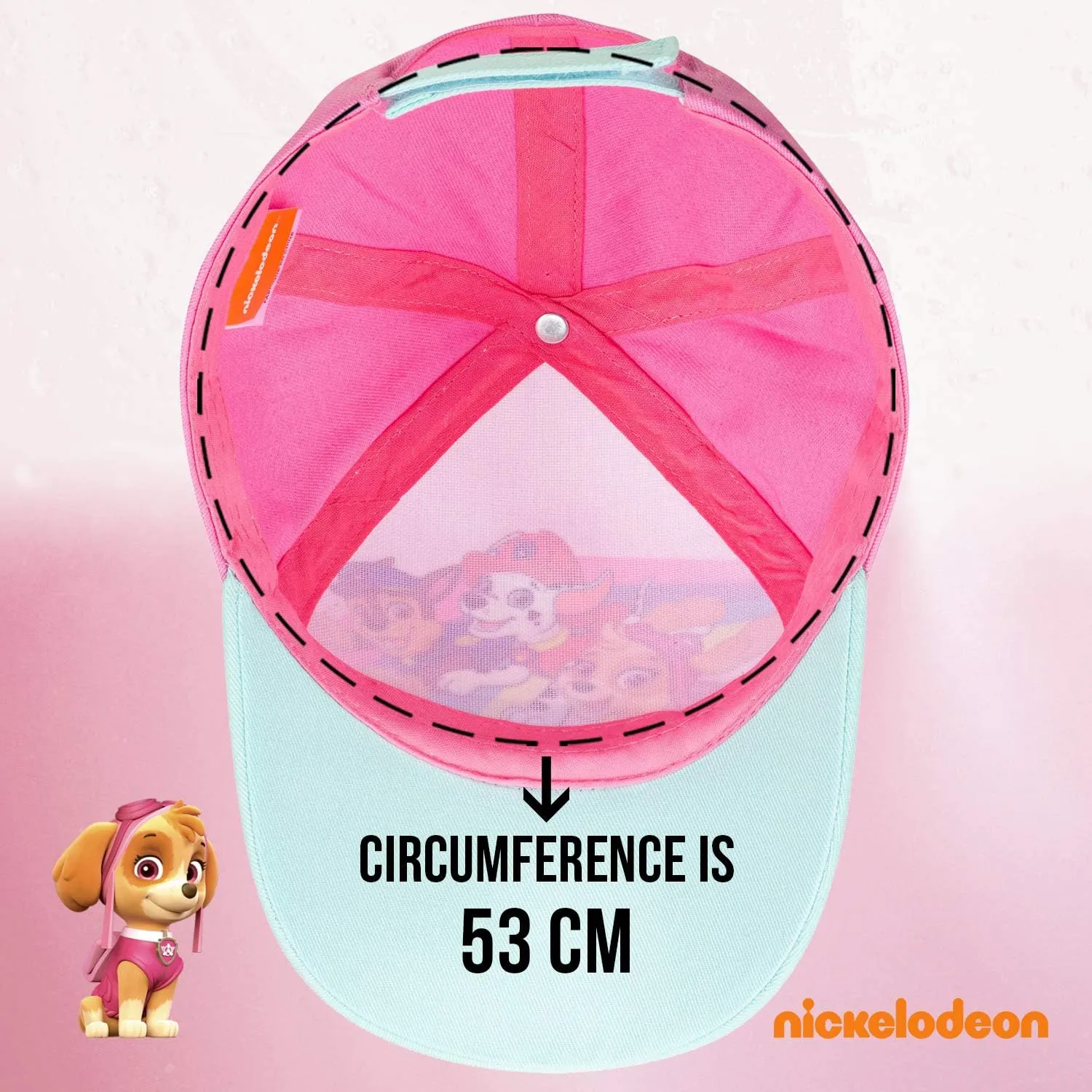 Nickelodeon Toddler Girls Paw Patrol Baseball Cap - Ages 2-4