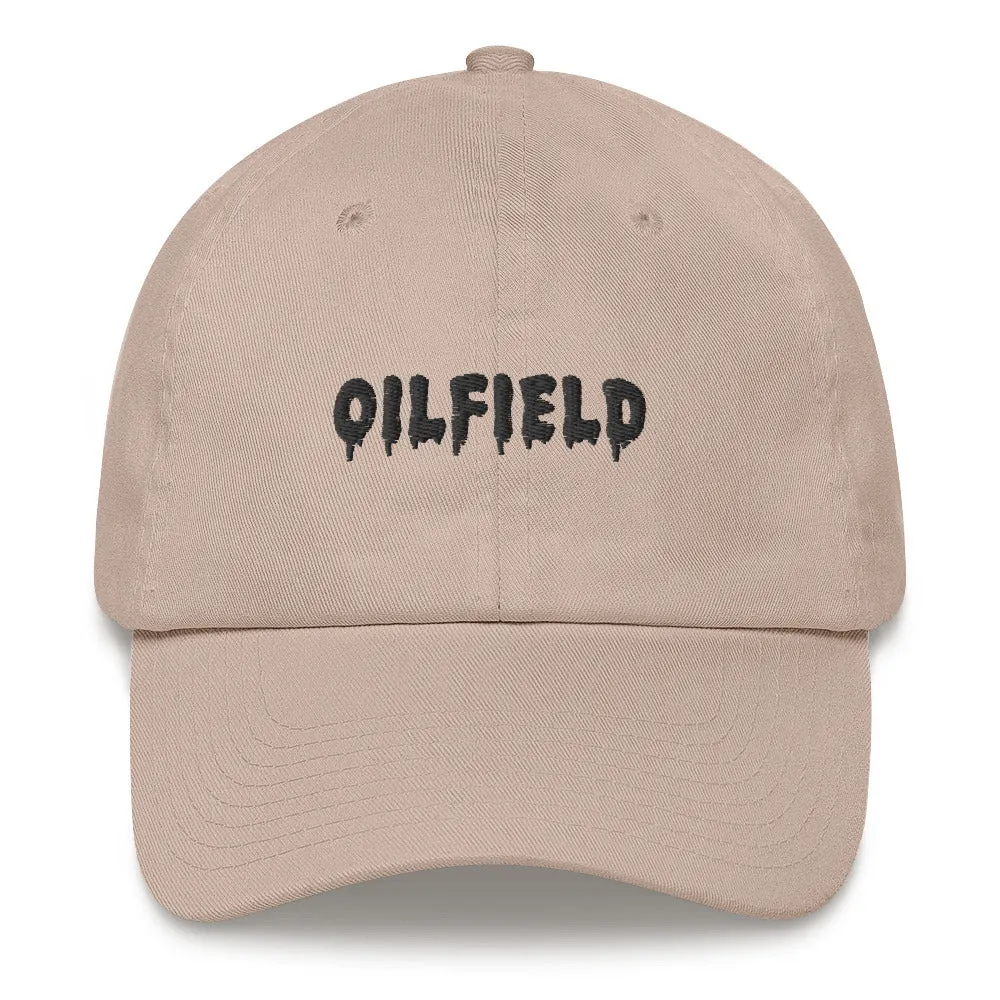 Oilfield Dad hat (Dripping Font)
