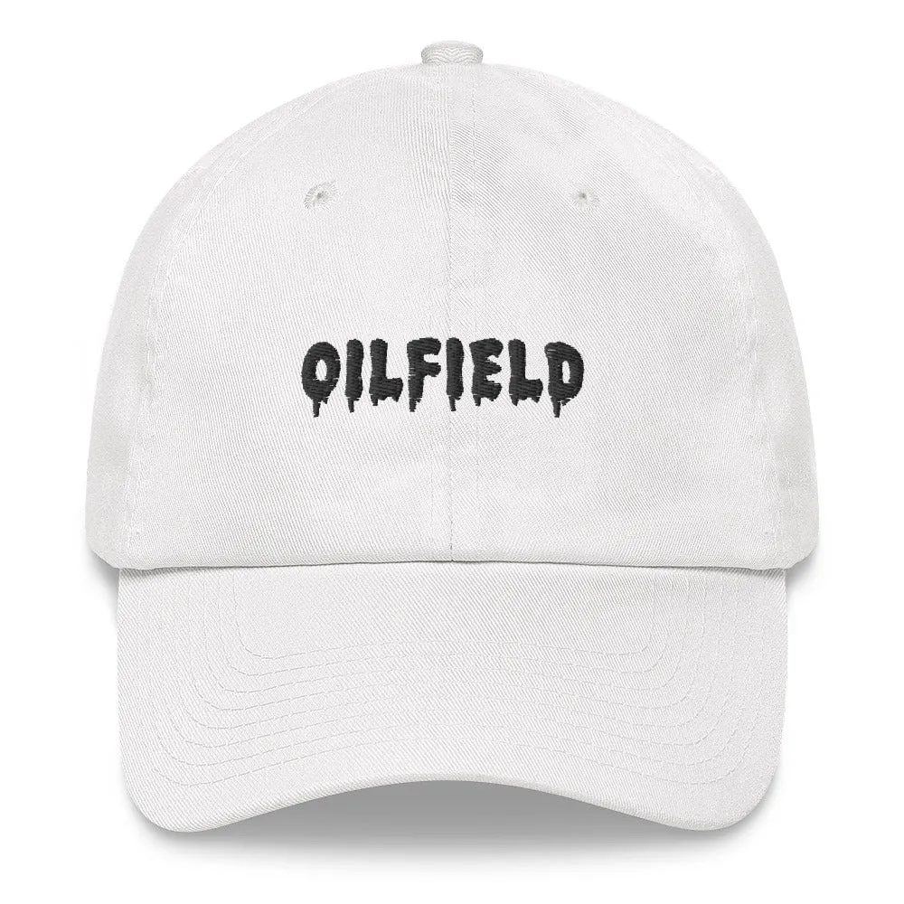Oilfield Dad hat (Dripping Font)