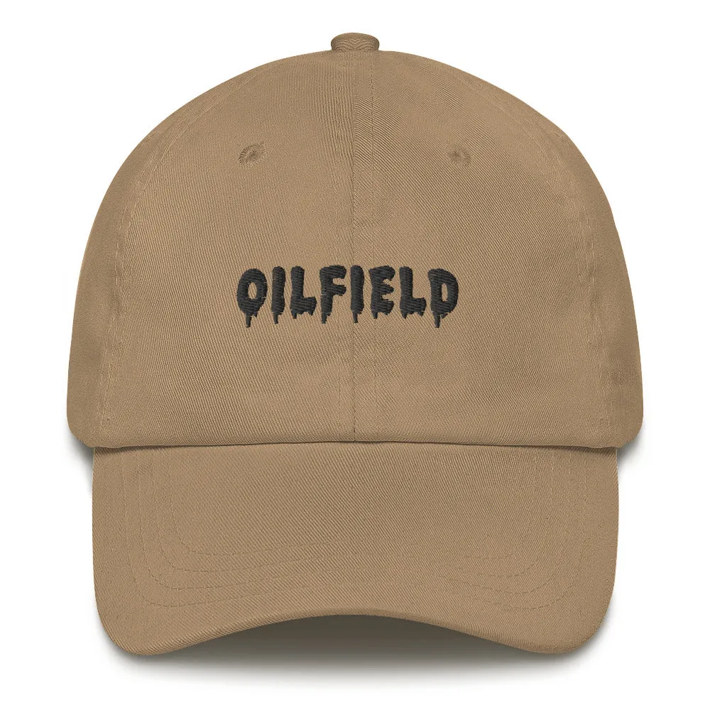 Oilfield Dad hat (Dripping Font)