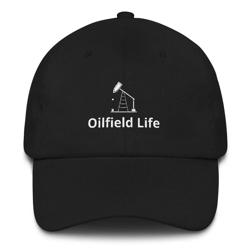 Oilfield Life Personalized Dad Hat (Write Your Own Text)