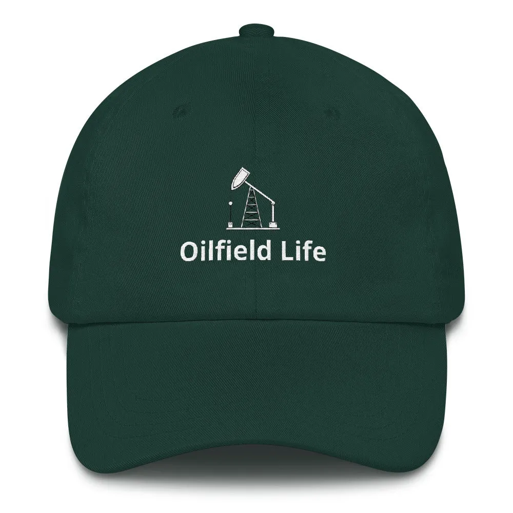 Oilfield Life Personalized Dad Hat (Write Your Own Text)
