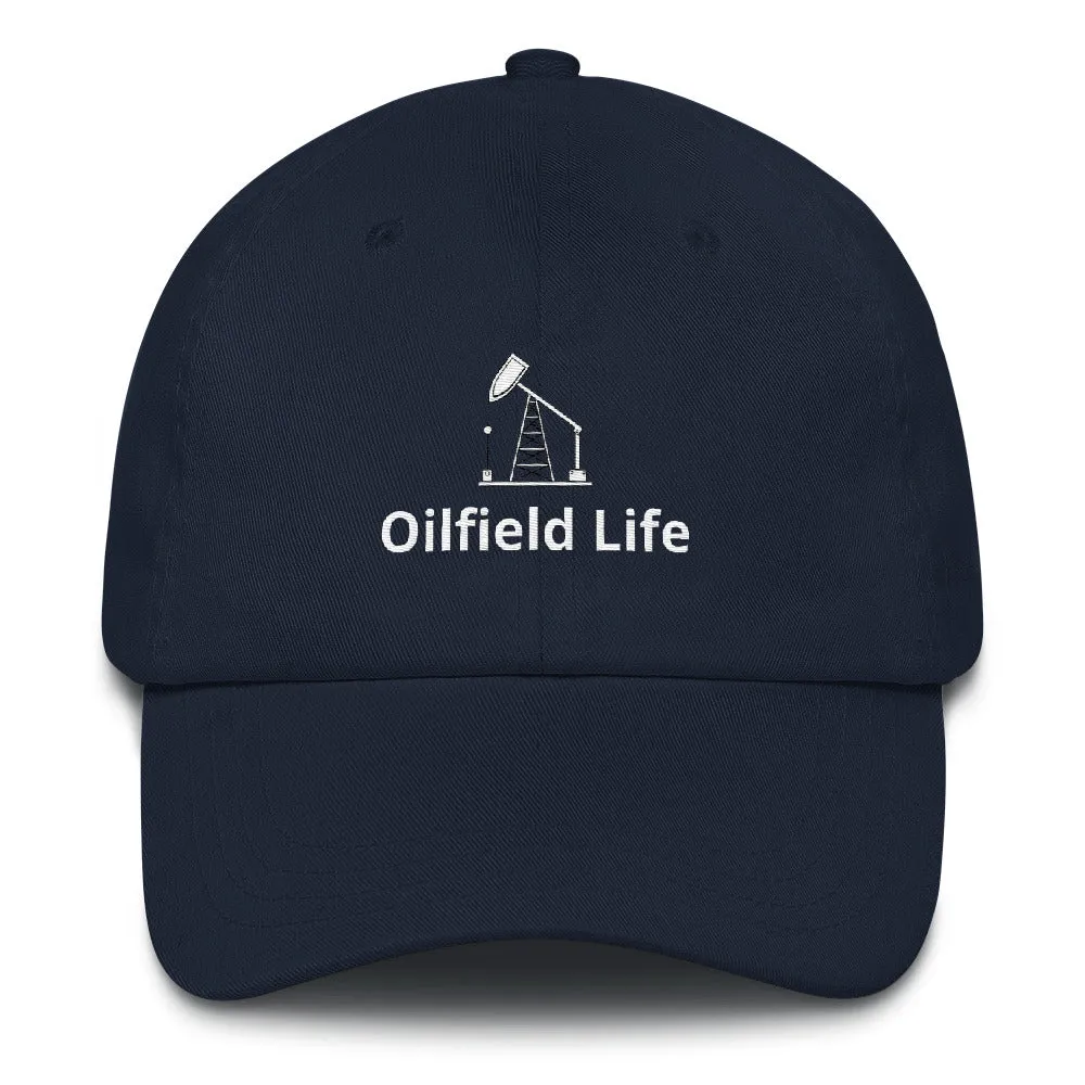 Oilfield Life Personalized Dad Hat (Write Your Own Text)