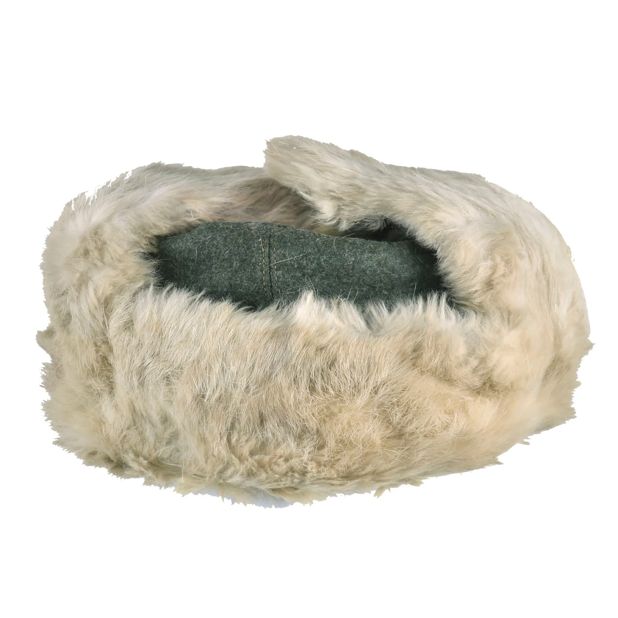 Original German WWII Eastern Front Heer Army Rabbit Fur Pelzmütze Winter Hat