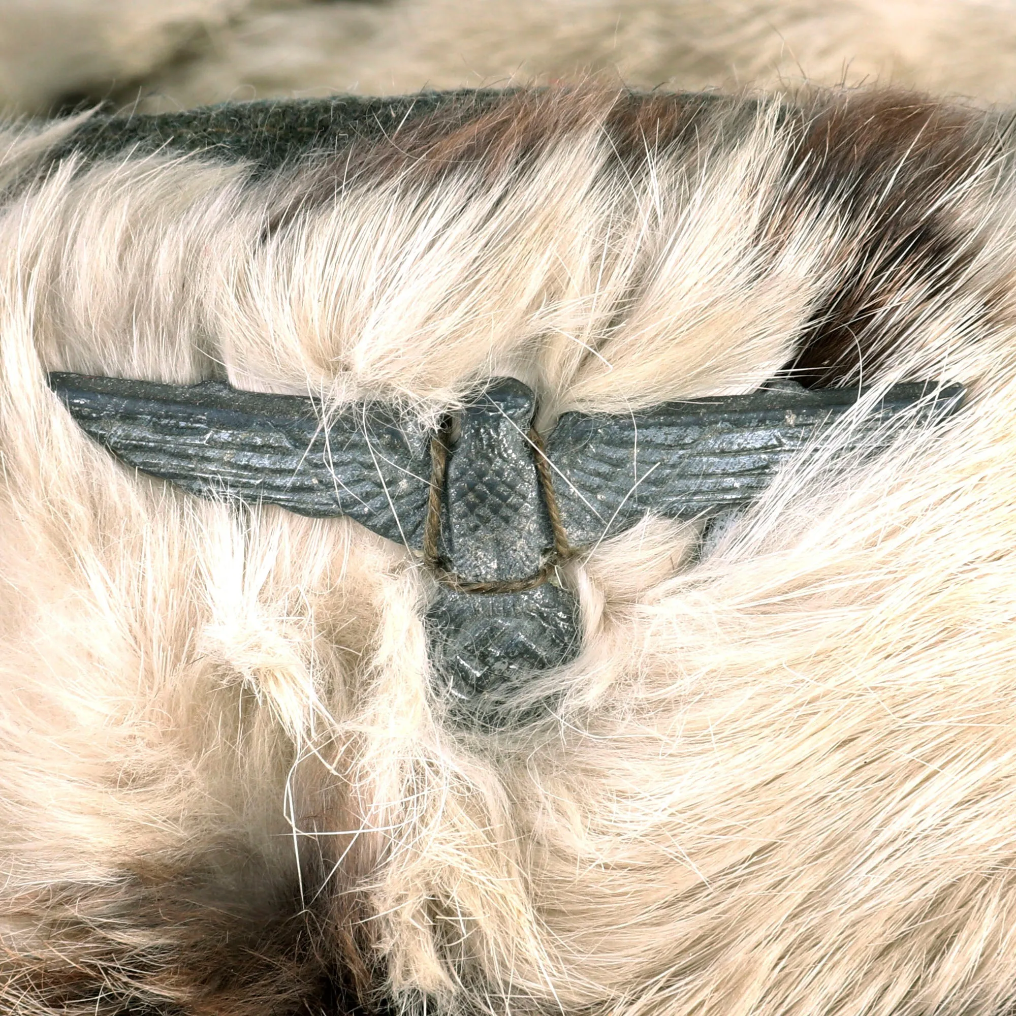 Original German WWII Eastern Front Heer Army Rabbit Fur Pelzmütze Winter Hat