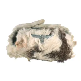 Original German WWII Eastern Front Heer Army Rabbit Fur Pelzmütze Winter Hat