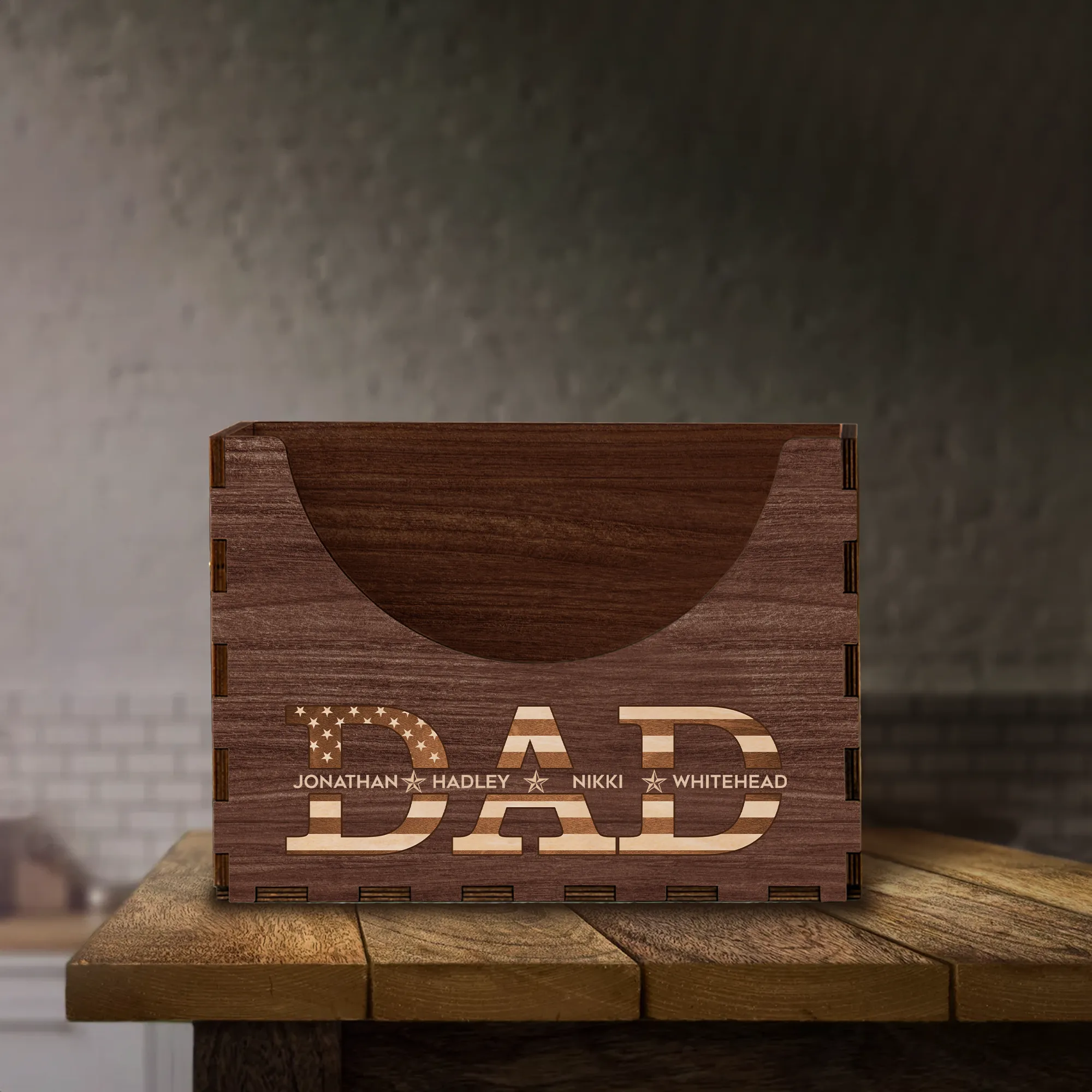 Personalized Wooden Hat Holder, Personalized Cap Holder, Custom Hat Holder, Hat Rack, Hat Storage Box, Fathers Day Gift HH03