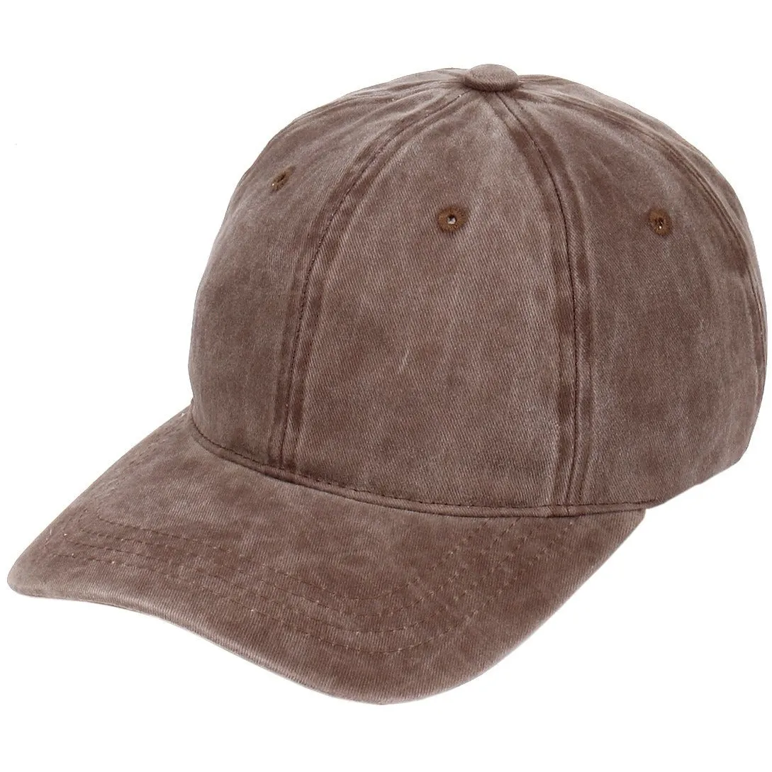 Pigment Dyed Buckle Strapback Hat