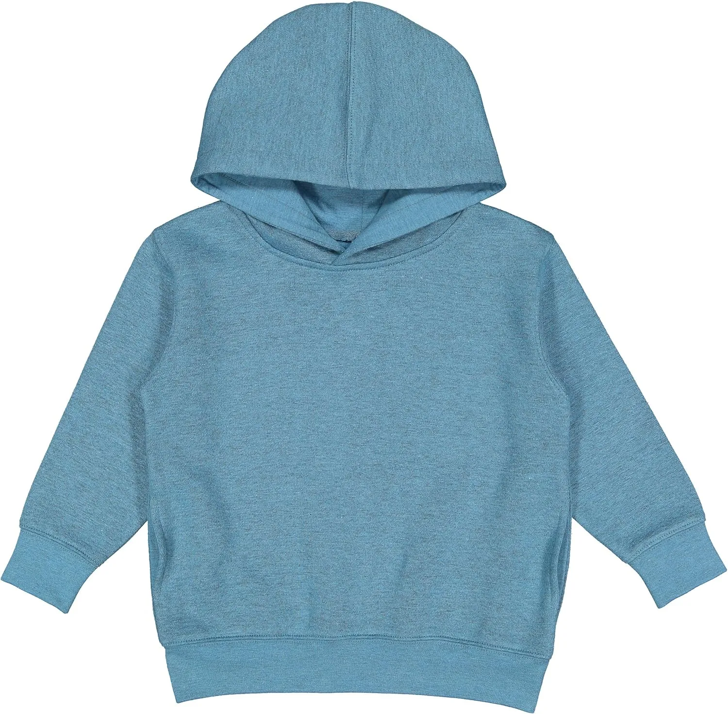 RABBIT SKINS Toddler Fleece Long Sleeve Hooded Pullover Sweatshirt with Side Seam Pockets