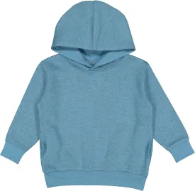 RABBIT SKINS Toddler Fleece Long Sleeve Hooded Pullover Sweatshirt with Side Seam Pockets